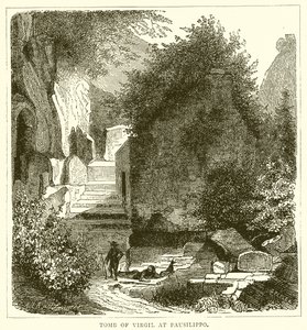 Graf van Vergilius in Pausilippo
