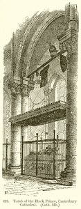 Graf van de Zwarte Prins, Canterbury Kathedraal