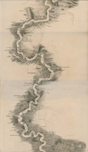 Tomblesons Panoramische Kaart van de Theems en Medway