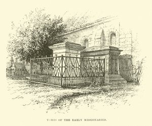 Graven van de vroege missionarissen door English School