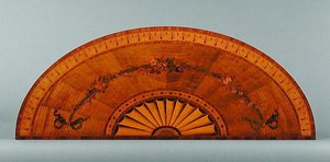 Top van een Demi-Lune tafel, ca. 1775