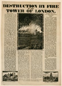 Brand in de Tower of London, 1841