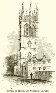 Toren van Magdalen College, Oxford door English School