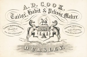 Handelskaart, A D Cook door English School