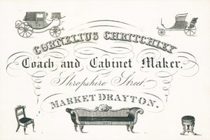Handelskaart, Cornelius Critchley door English School