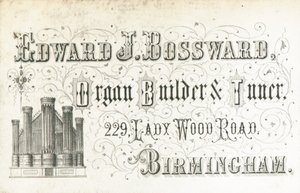Handelskaart, Edward J Bossward door English School