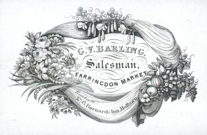 Handelskaart, G V Barling