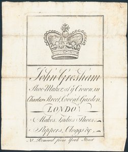 Handelskaart, John Gresham door English School