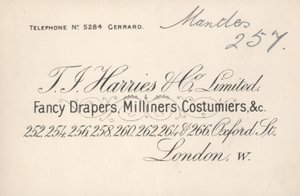 Handelskaart, T J Harries & Company Limited door English School