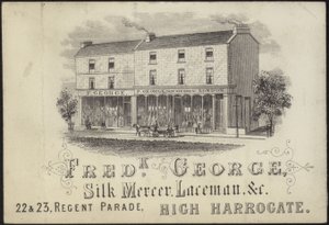 Handelskaart voor Frederick George door English School