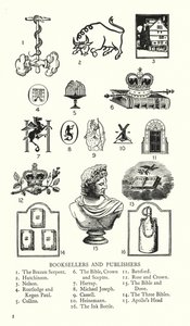 Handelstekens: Boekverkopers en Uitgevers (litho)