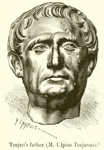 Vader van Trajanus (M. Ulpius Trajanus) door English School