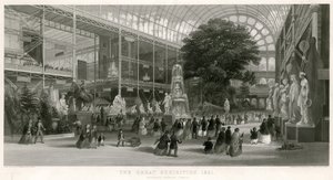 Transept Kijkend naar het Noorden, Grote Tentoonstelling, 1851