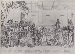Proces van Lord William Russell (litho)