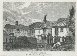 Tuckers Cottage, het oudste huis in Kensington Potteries