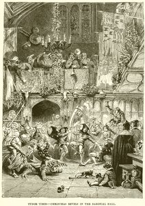 Tudor Tijden--Kerstmis Feesten in de Baroniale Hal