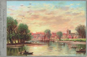Twickenham Town aan de rivier de Theems