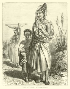 Typen van vrouwen van Futa-Jallon door English School