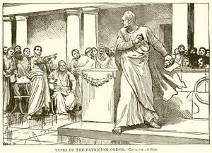 Typen van de Patricische Orde.--Catilina in het nauw door English School