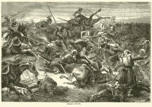 Uhlanenaanval, oktober 1870 door English School