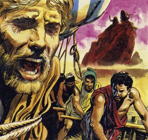 Ulysses smeekte zijn bemanning hem los te laten zodat hij de roep van de Sirenen kon beantwoorden