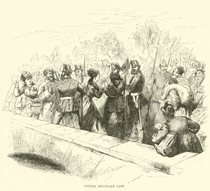 Onder militair recht, maart 1871 door English School