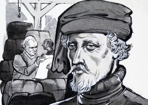 Ongeïdentificeerd portret van koopman