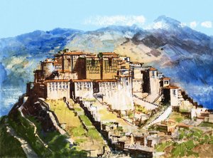 Onbekende locatie, mogelijk Tibet door English School