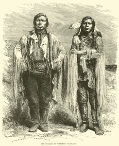 Ute Indianen van West-Colorado door English School