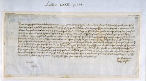 Valentijnsbrief van Margery Brews aan John Paston III, februari 1477