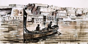 Valletta, hoofdstad van het eiland Malta door English School