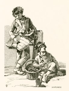 Verkoper van lucifers door English School