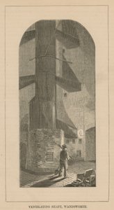 Ventilatieschacht in Wandsworth Prison