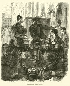 Slachtoffers van de belegering, februari 1871 door English School