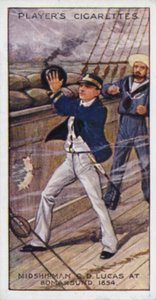 Victoria Cross: Adelborst (later Schout-bij-nacht) C D Lucas, RN, bij Bomarsund door English School