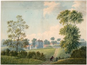 Uitzicht aan de achterkant van Kilburn Wells