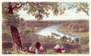Uitzicht vanaf terras, Richmond Hill