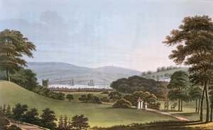Uitzicht vanaf het Fort, nabij Bristol, 1802 door English School