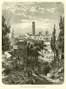Uitzicht vanaf de Giardino Giusti, Verona door English School