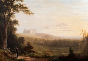 Uitzicht op Belvoir kasteel, ca. 1820