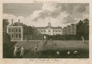 Uitzicht op Dulwich College, Londen door English School