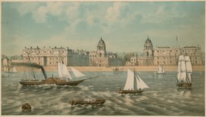 Uitzicht op Greenwich Hospital, Londen
