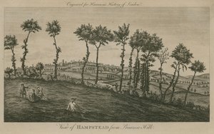 Uitzicht op Hampstead vanaf Primrose Hill