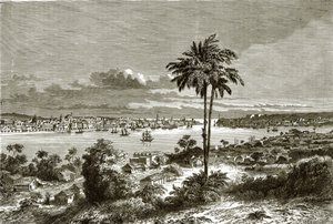 Uitzicht op Havana, de hoofdstad van Cuba door English School