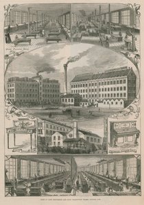 Uitzicht op de pianofortewerken van John Brinsmead en Zonen door English School