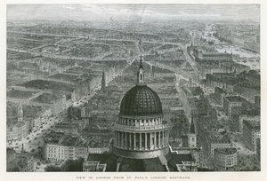 Uitzicht op Londen vanaf de St Paul