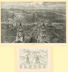 Uitzicht op Londen vanaf St Paul