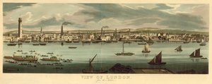 Uitzicht op Londen vanaf de Adelphi