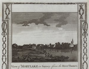 Uitzicht op Mortlake door English School