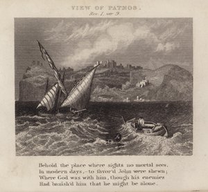 Uitzicht op Patmos, Openbaring I, vers 9